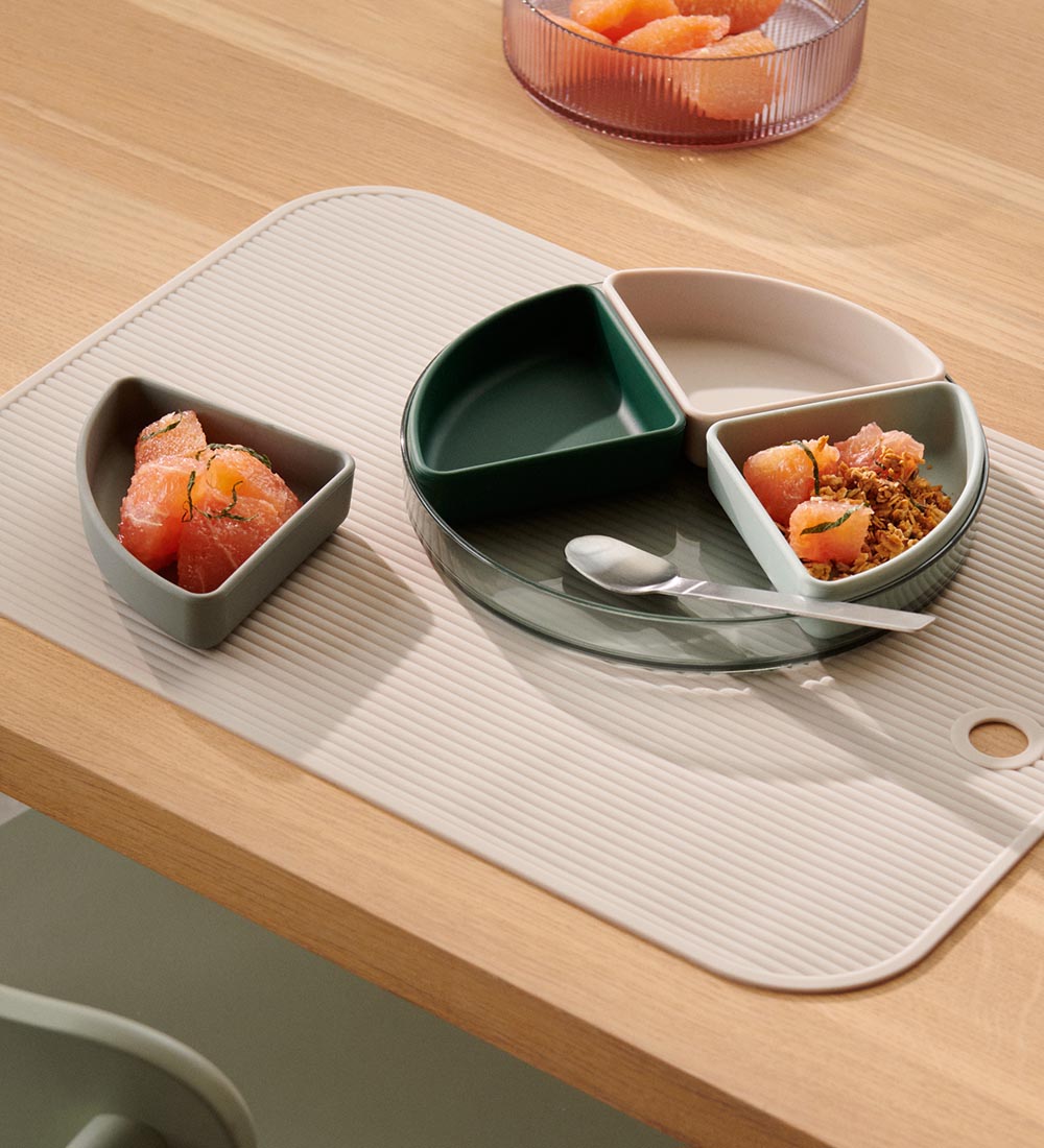 Liewood Plate - Tritan/Silicone - 4 Rooms - Shawn - Peppermint