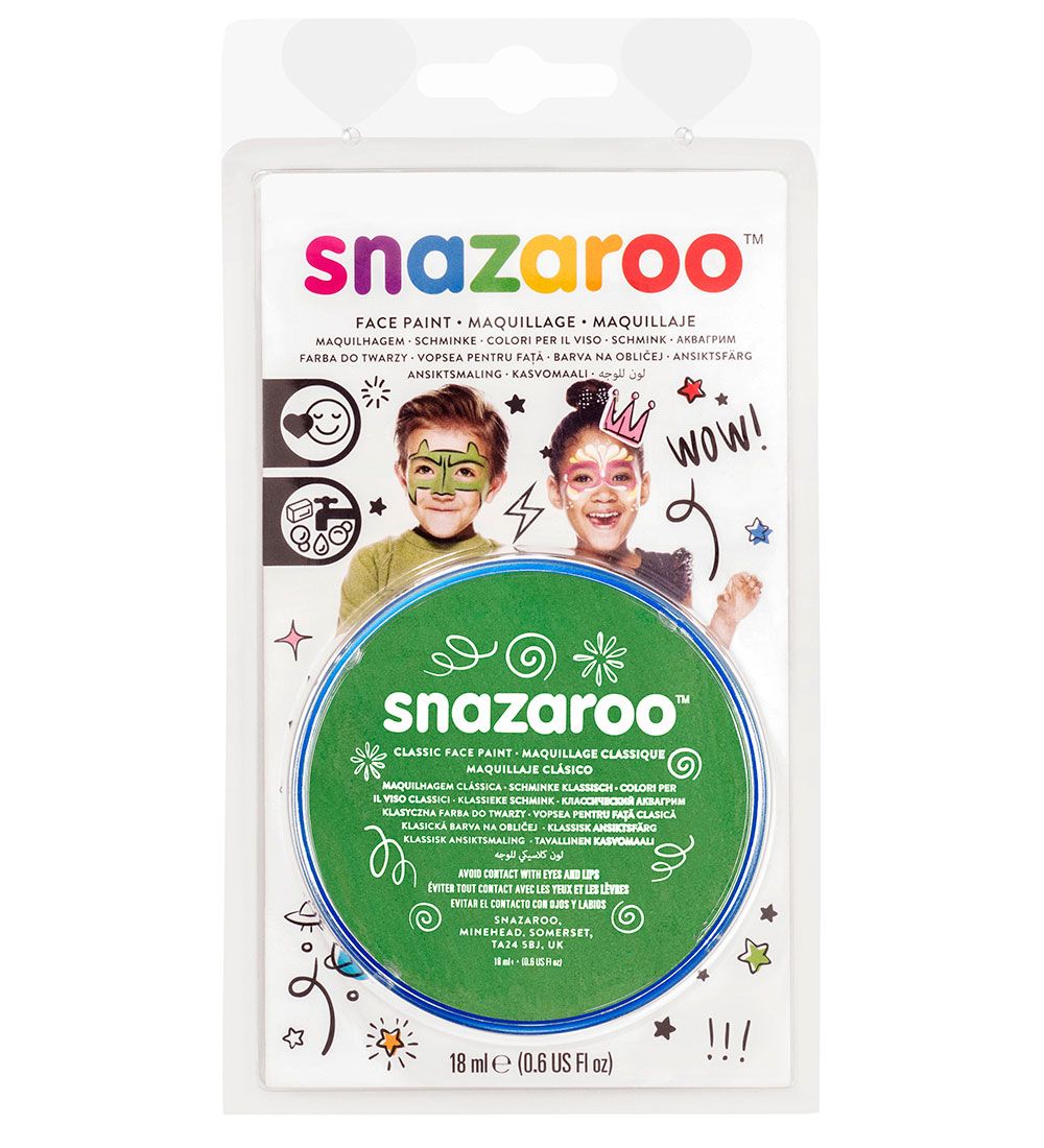 Snazaroo Face Paint - 18 mL - Grass Green