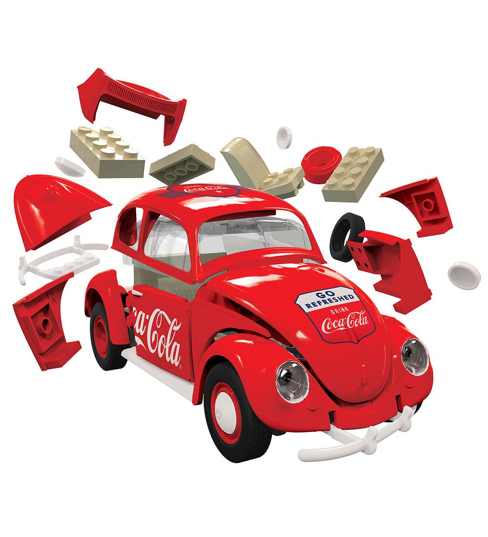 Airfix Set - QUICKBUILD - Coca-Cola VW Beetle J6048 - 36 Parts