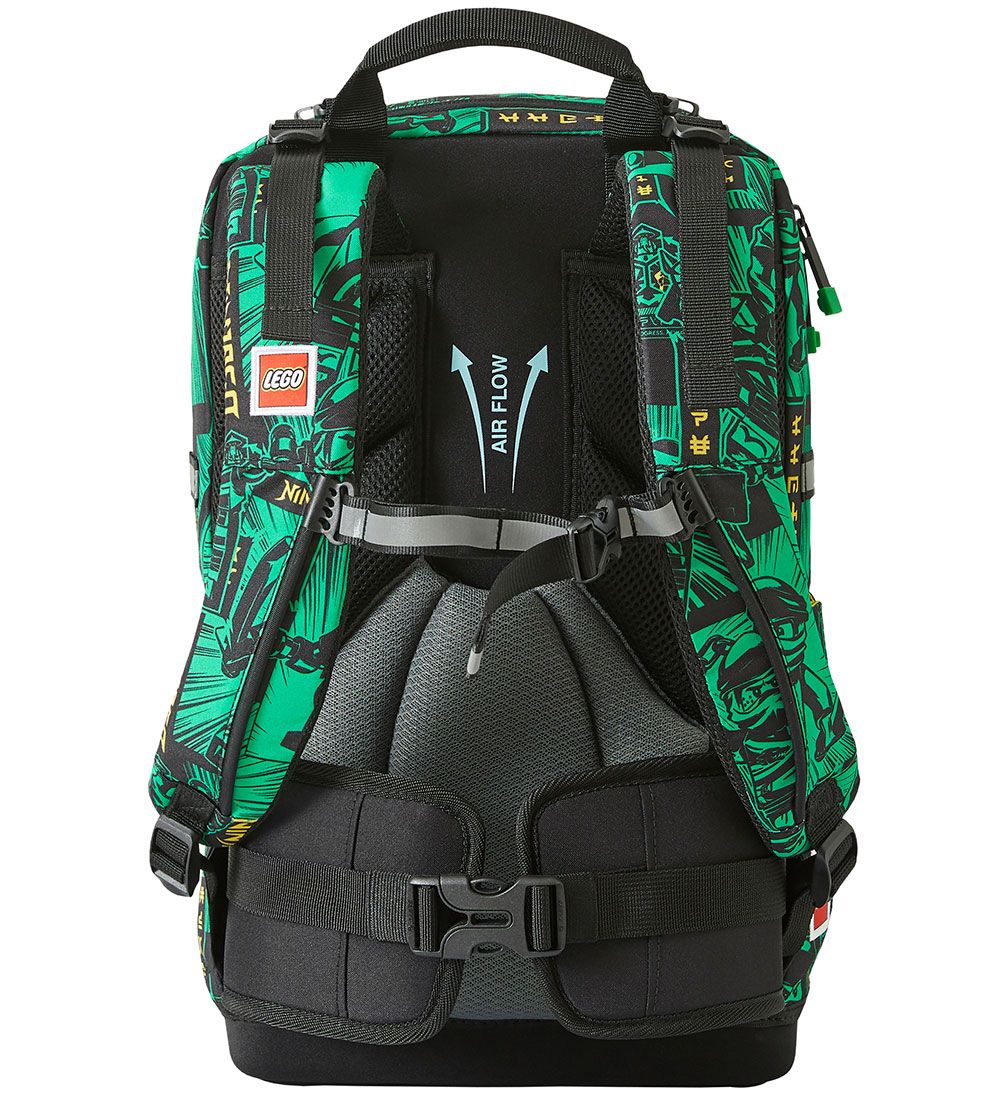 Cartable av. Sac de gymnastique LEGO® Ninjago - Optimo - Noir/Ve
