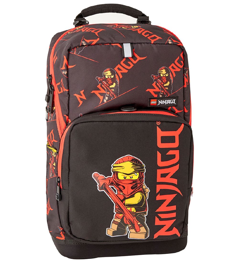 LEGO® Ninjago Schulranzen-Set - Optimo - Schwarz/Rot