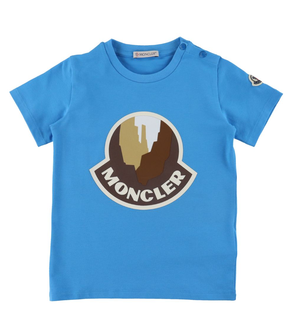 Moncler T-shirt - Blue w. Logo