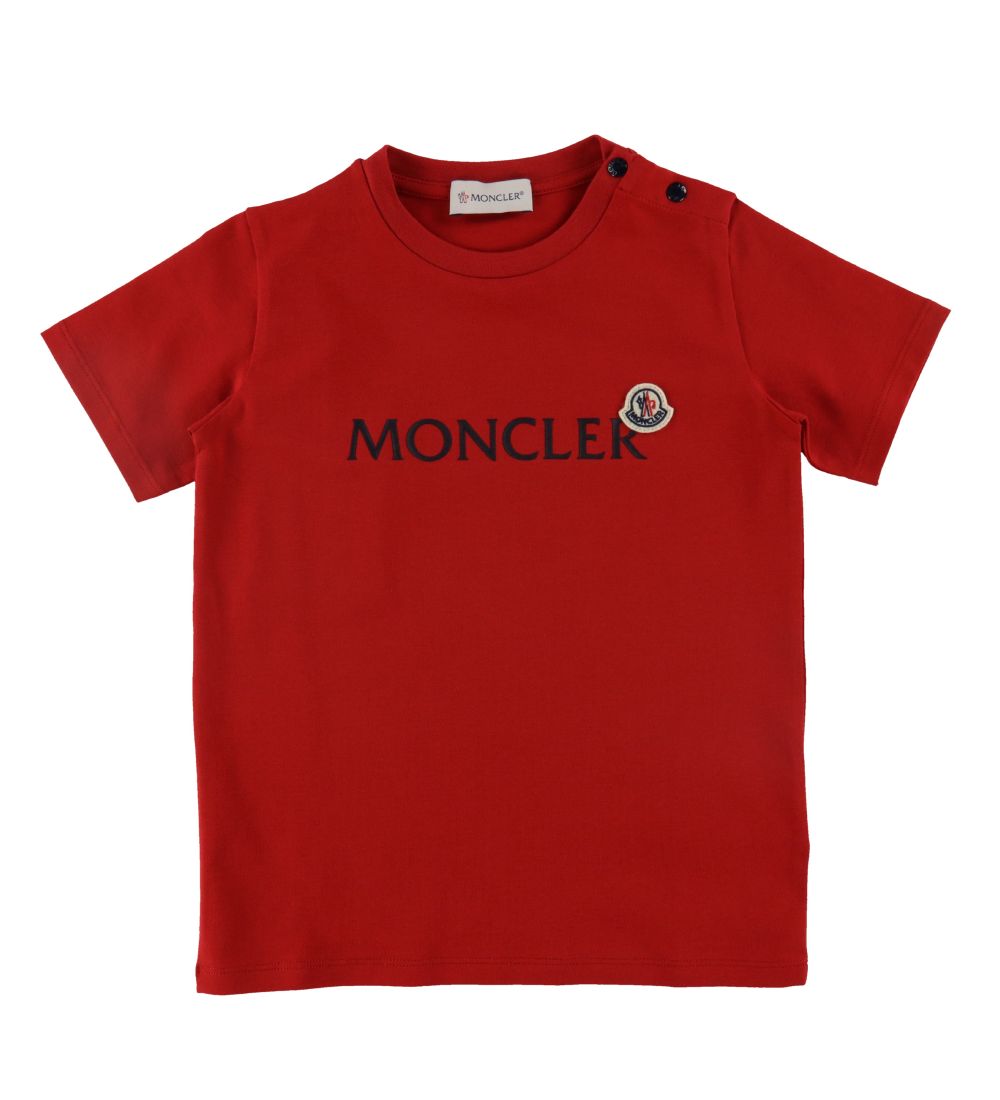 Moncler T-shirt/Shorts - Red/Black