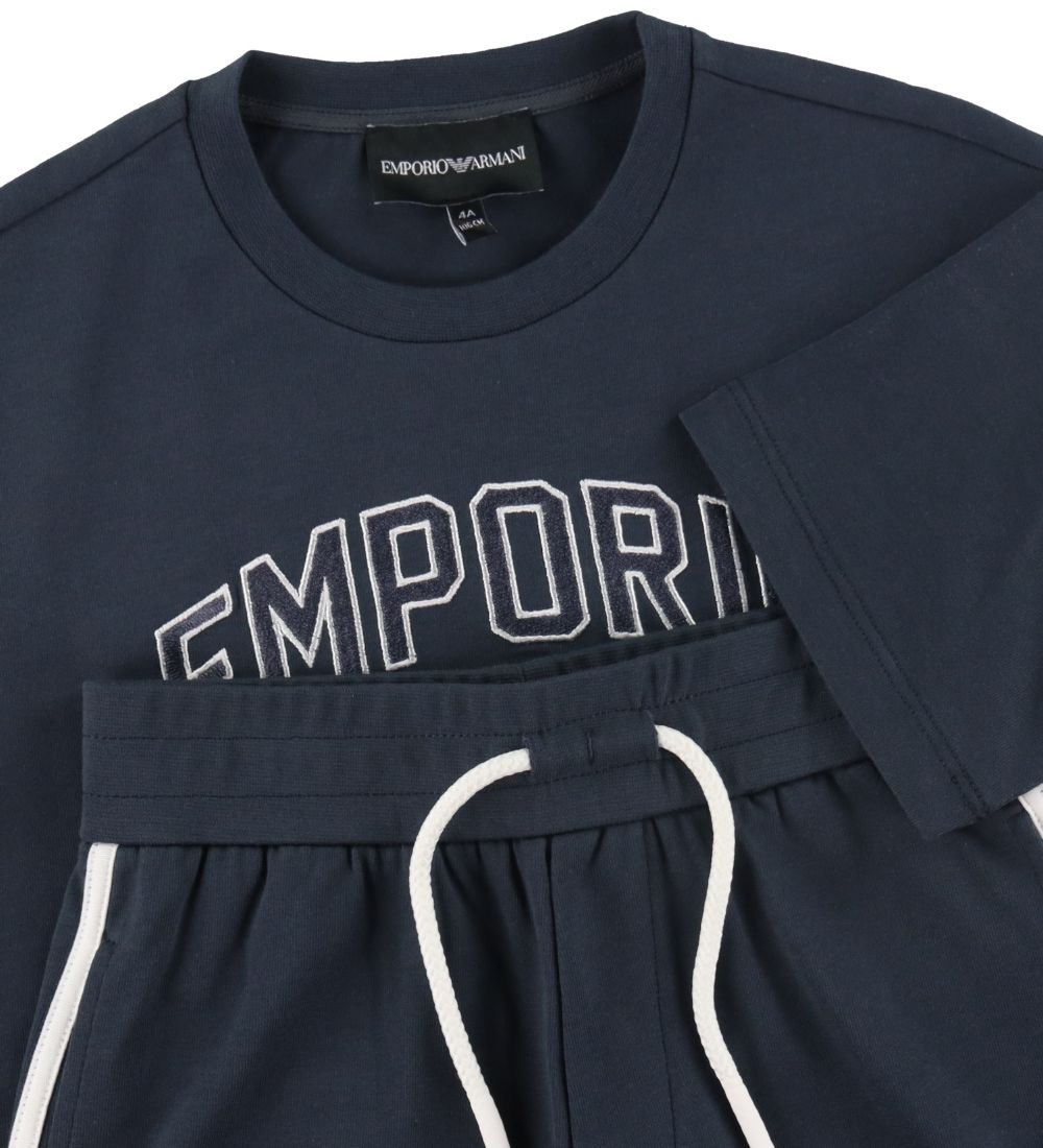 Emporio Armani T-paita/Shortsit - Inchiostro