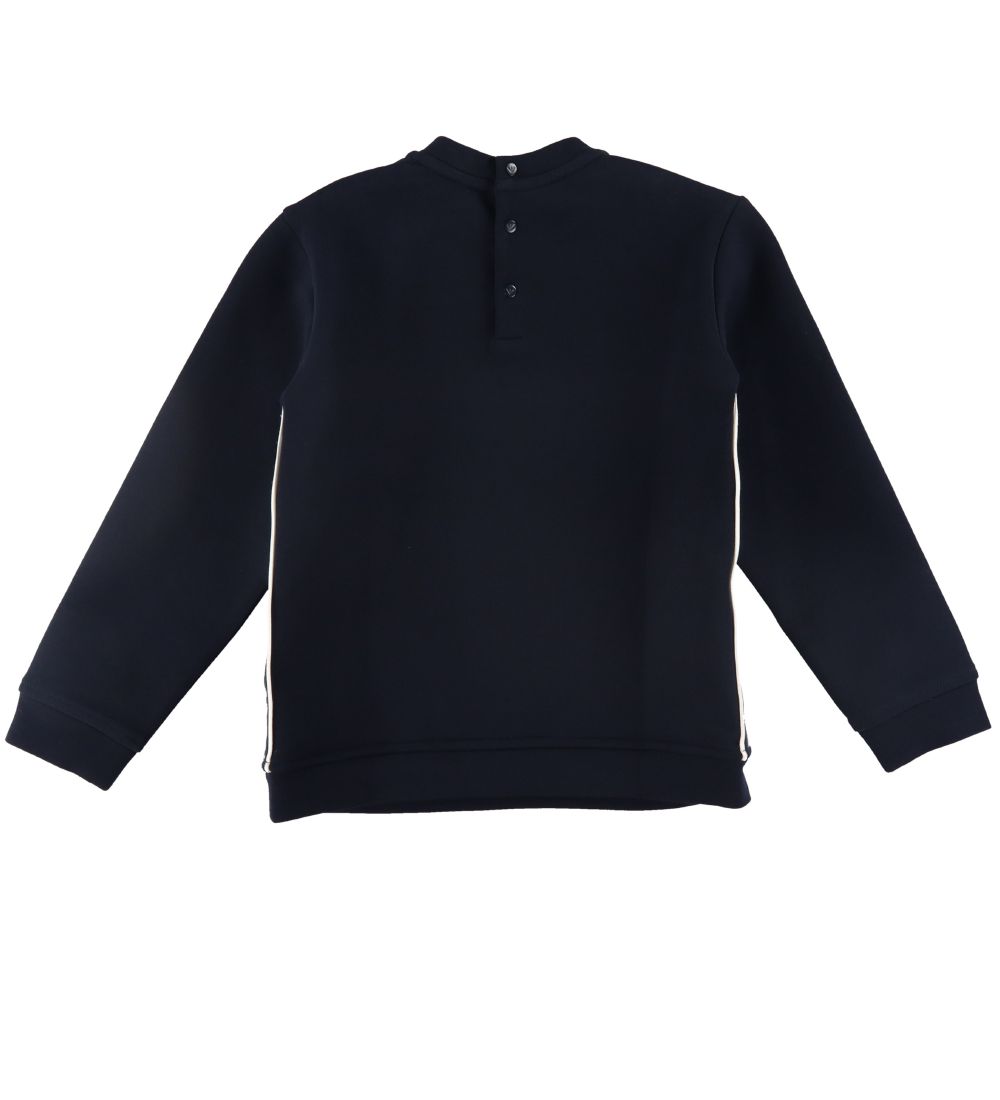 Emporio Armani Blouse - Navy w. Logo Stripes