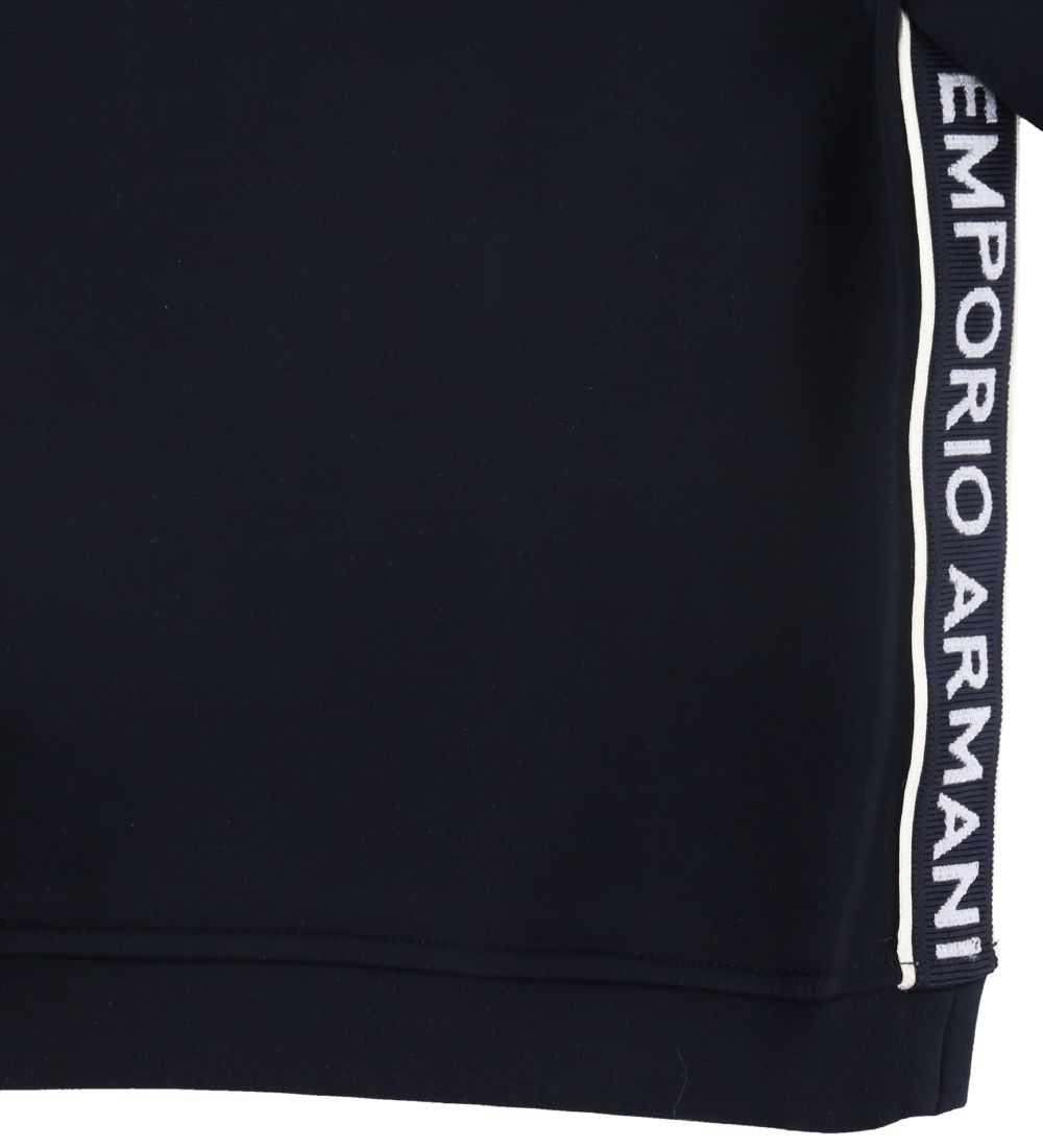Emporio Armani Blouse - Navy w. Logo Stripes