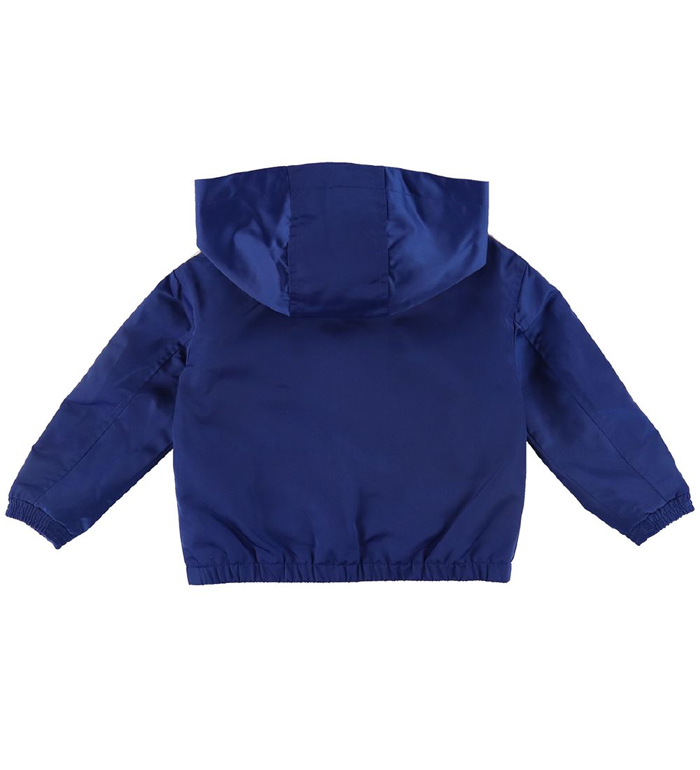 Emporio Armani Lightweight Jacket - Blue/Navy w. Logo Stripe