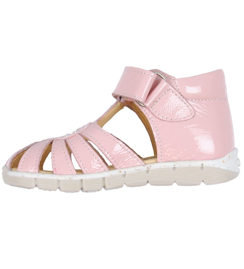 Angulus Prewalker Sandals - Pink w. Glitter