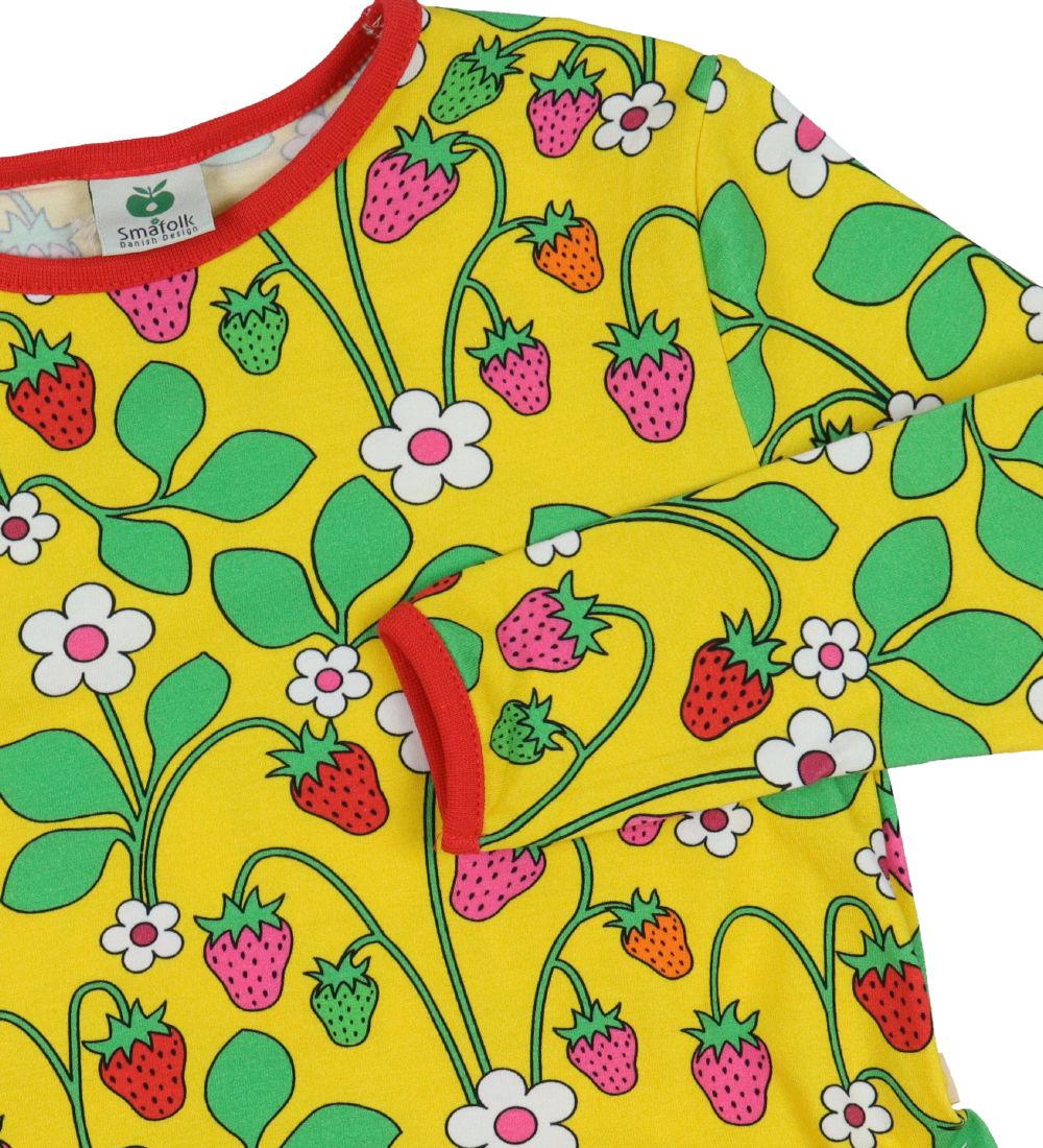 Smfolk Dress - Yellow w. Strawberry