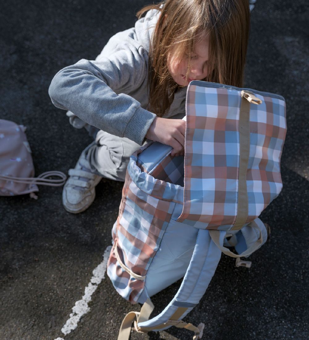 Fabelab Backpack - Small - Cottage Blue Checks