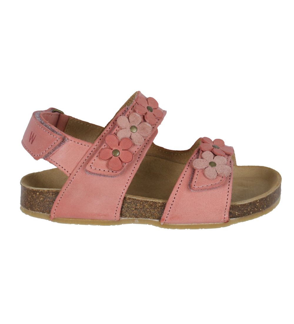 Wheat Sandals - Clare Flower - Rose