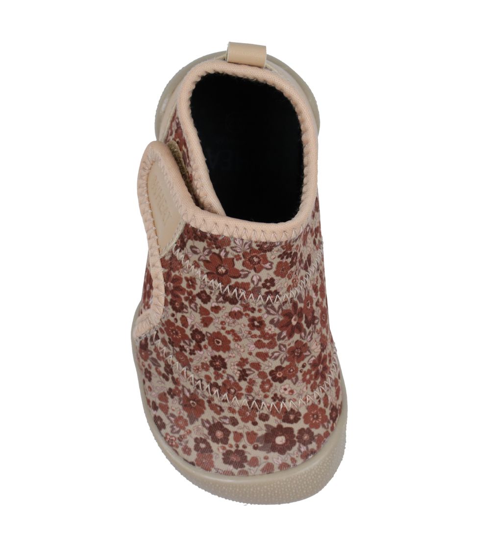 Wheat Badeschuhe - Shawn - Rot Flower Wiese