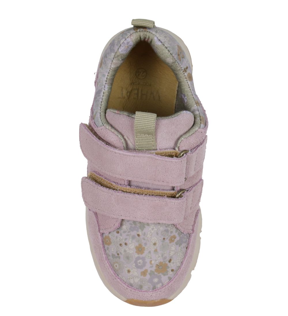 Wheat Shoe - Toney - Soft Lilac Flowers