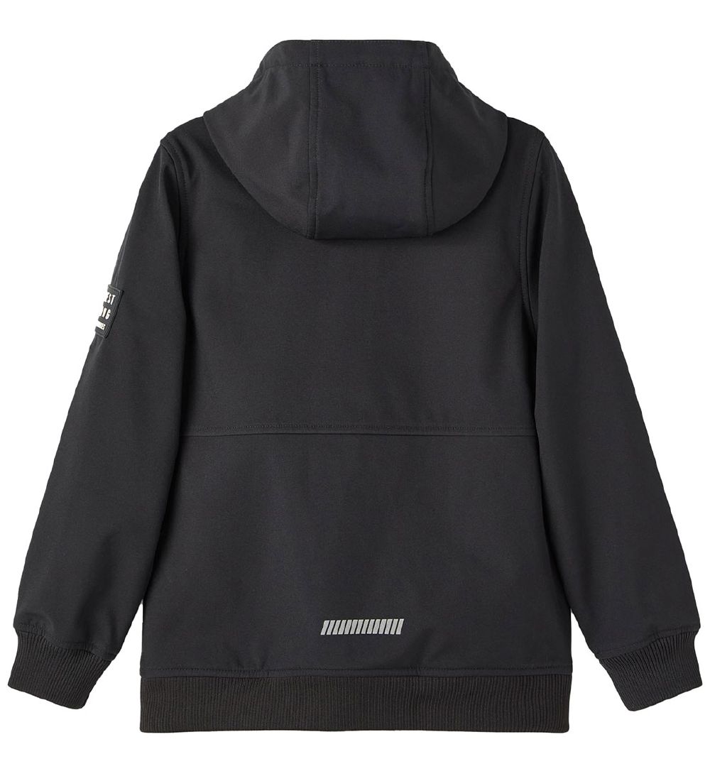 Name It Softshell Jacket w. Fleece - Noos - NkmAlfa - Black