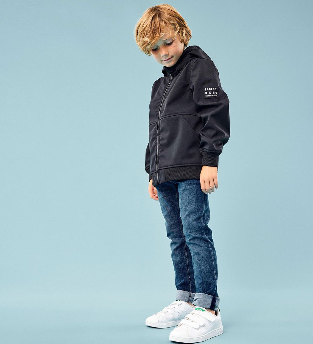 Name It Softshell Jacket w. Fleece - Noos - NkmAlfa - Black