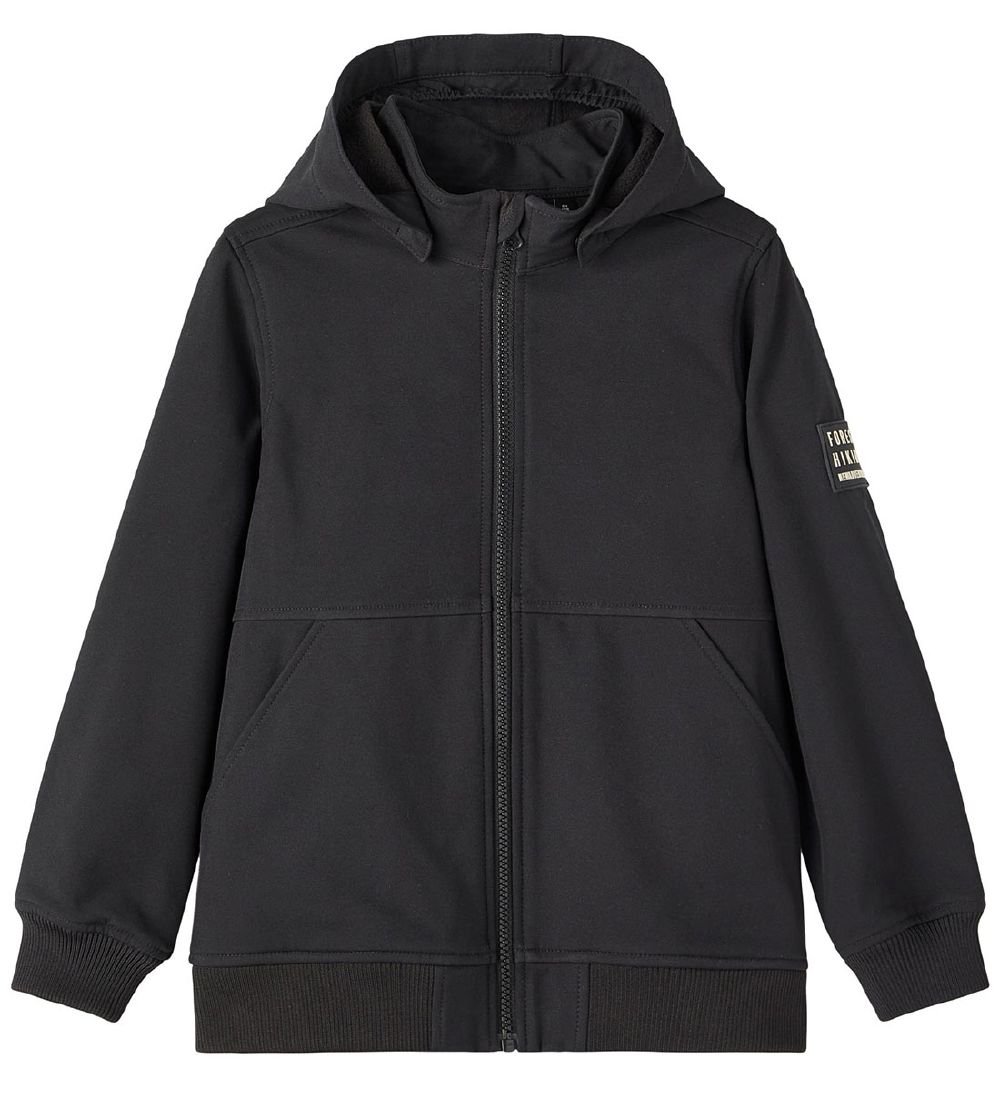 Name It Softshell Jacket w. Fleece - Noos - NkmAlfa - Black