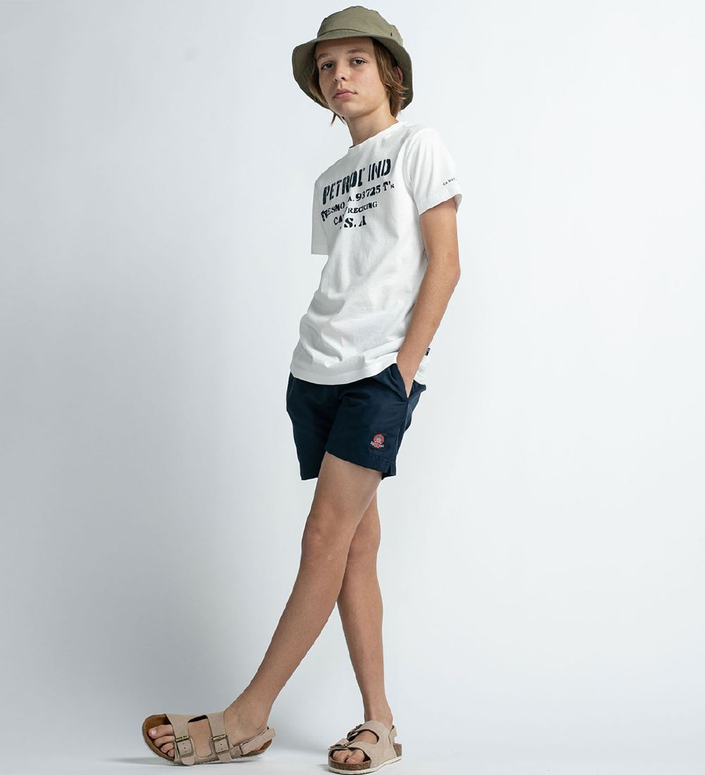 Petrol Industries T-shirt - Classic+ Print - Chalk White