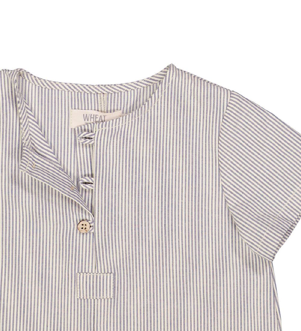 Wheat Summer Romper - Niller - Classic+ Blue Stripe
