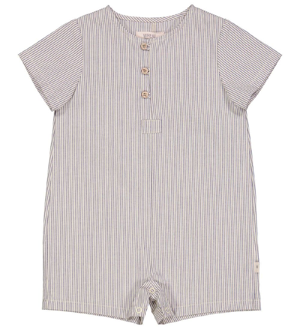 Wheat Summer Romper - Niller - Classic+ Blue Stripe