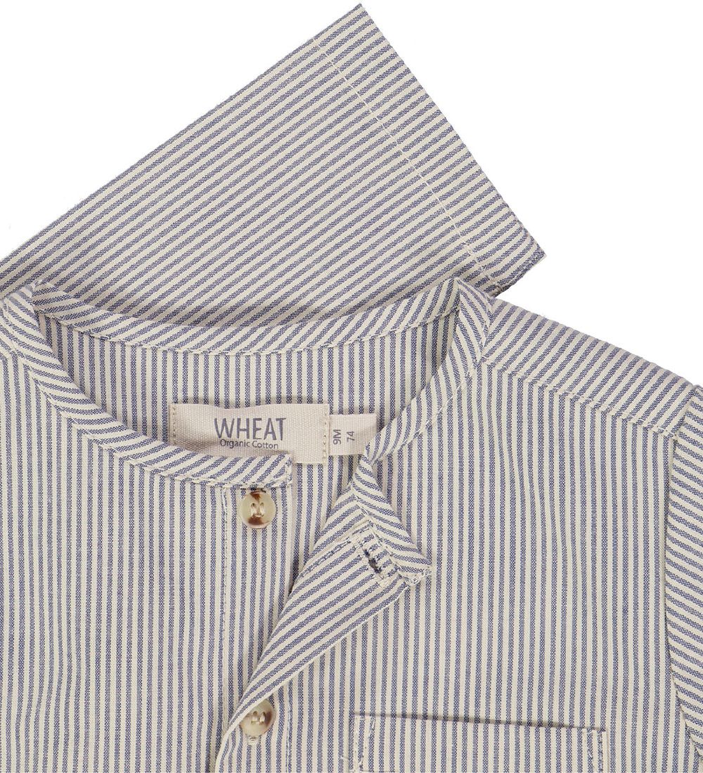 Wheat Skjorte - Jamie - Classic+ Blue Stripe