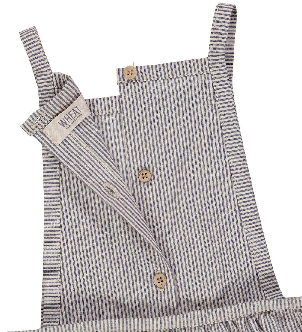 Wheat Dress - Pinafore Grethe - Classic+ Blue Stripe