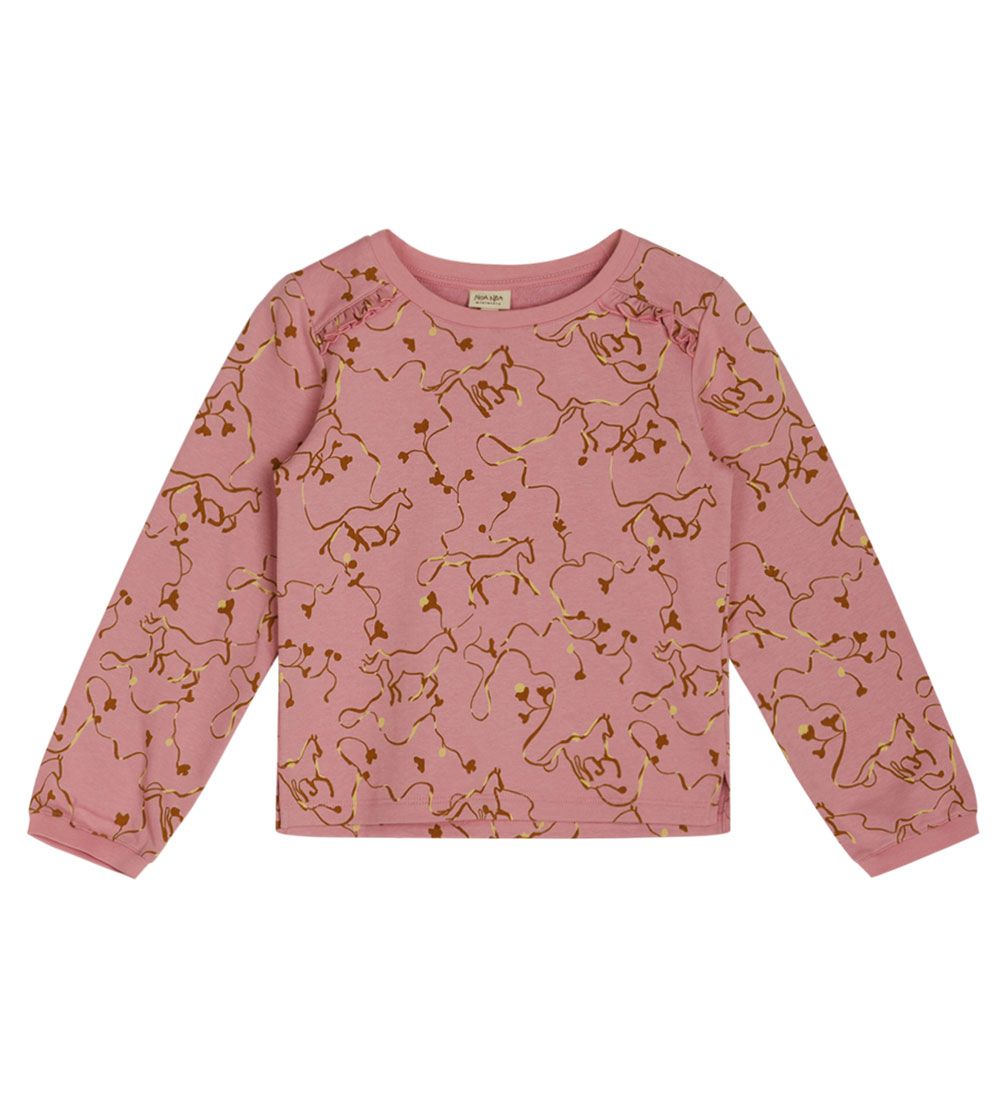 Noa Noa miniature Pusero - Mini Tyttö HelenaNNM - Tulosta Purple