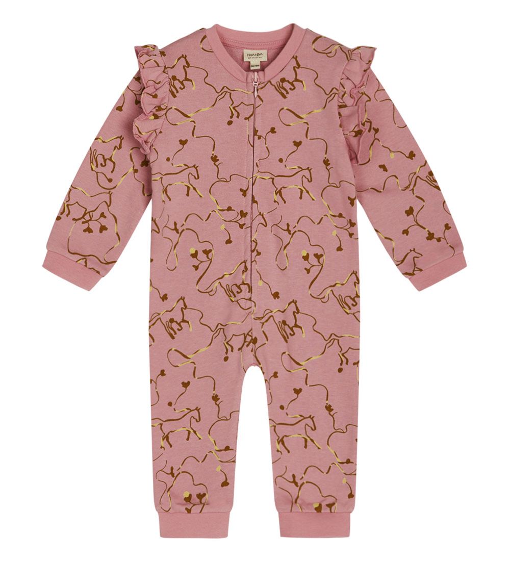 Noa Noa miniature Jumpsuit - Baby HelenaNNM - Print Purple/Brown