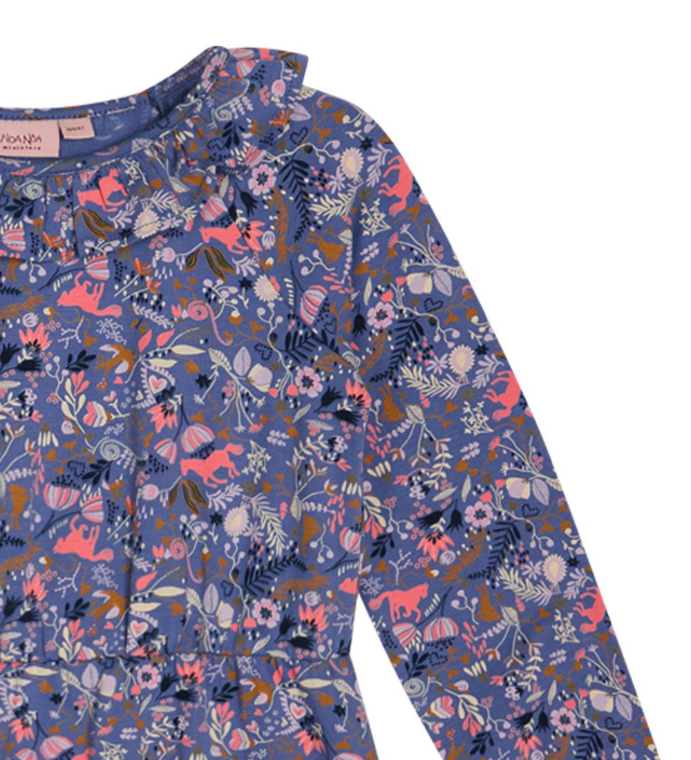Noa Noa miniature Dress - Mini Girl LaikaNNM - Print Blue/Rose