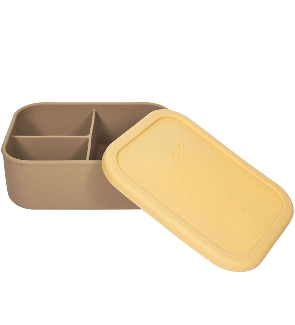 OYOY Lunchbox - Yummy+ - Large - Camel/Yellow