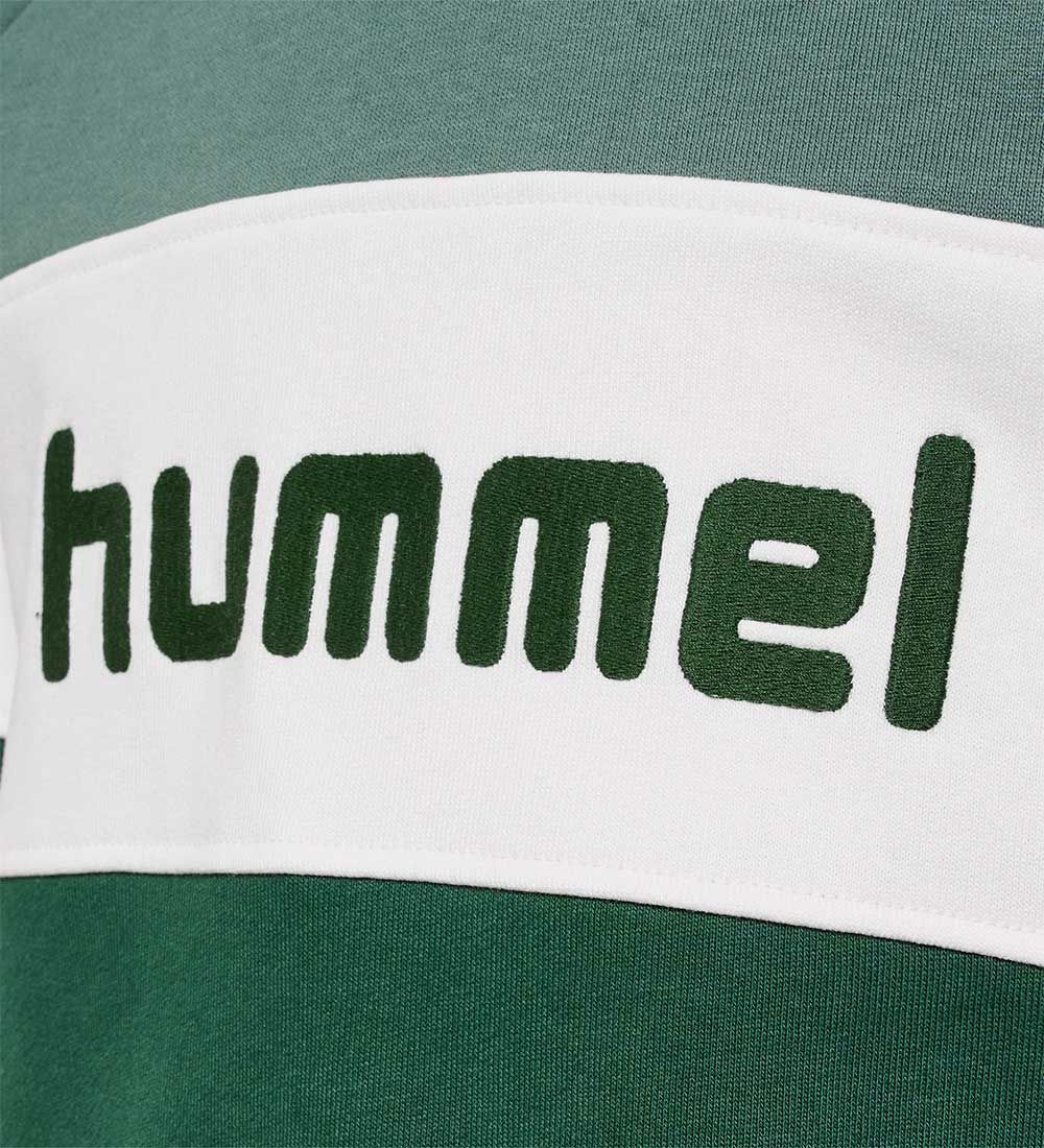 Hummel Sweatshirt - hmlClaes - Tannennadel