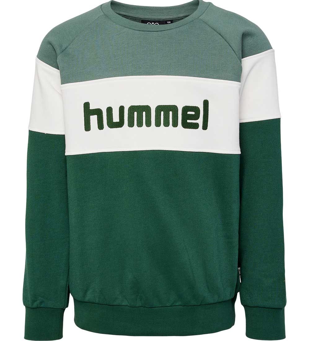Hummel Sweatshirt - hmlClaes - Tannennadel