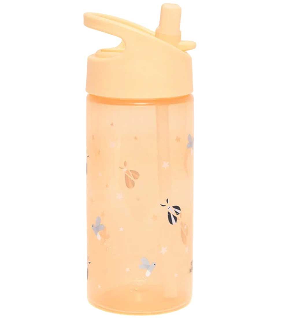 Petit Monkey Water Bottle - Fox Duck Fireflies - 380 mL - Linen