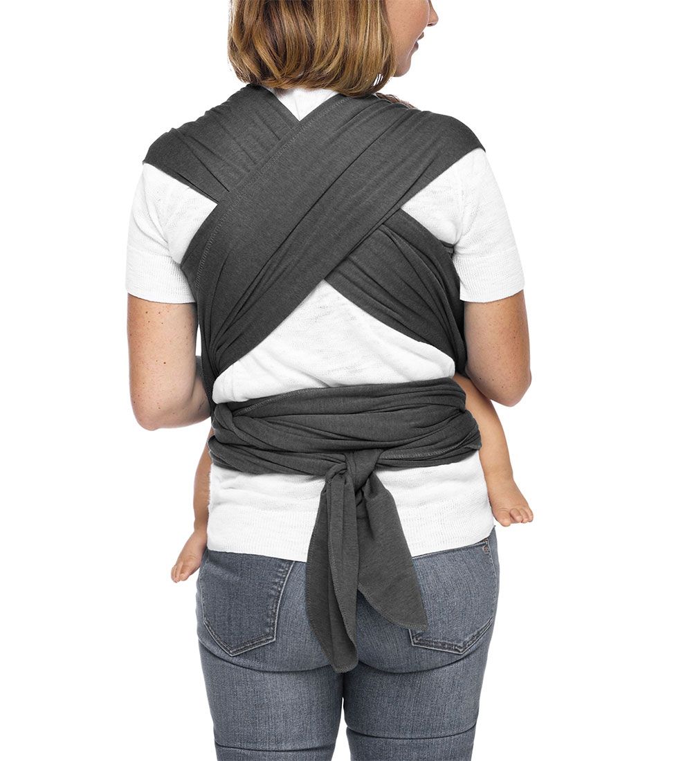 Moby Babywikkeldoek - Evolutie - Houtskool