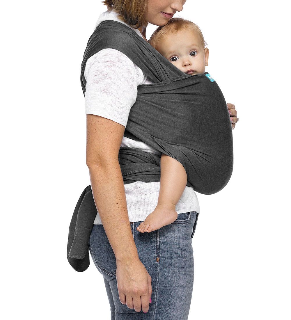 Moby Babywikkeldoek - Evolutie - Houtskool