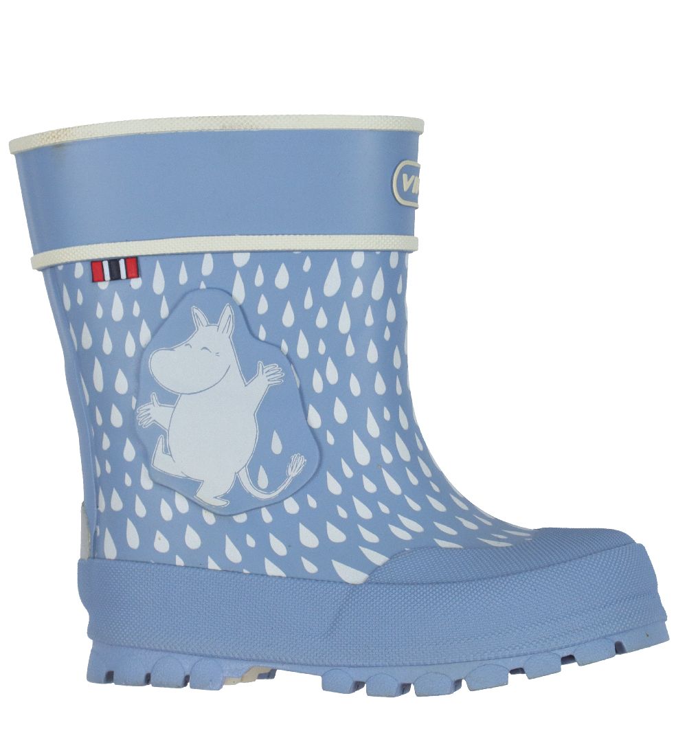 Viking Rubber Boots - Alv - Iceblue/White