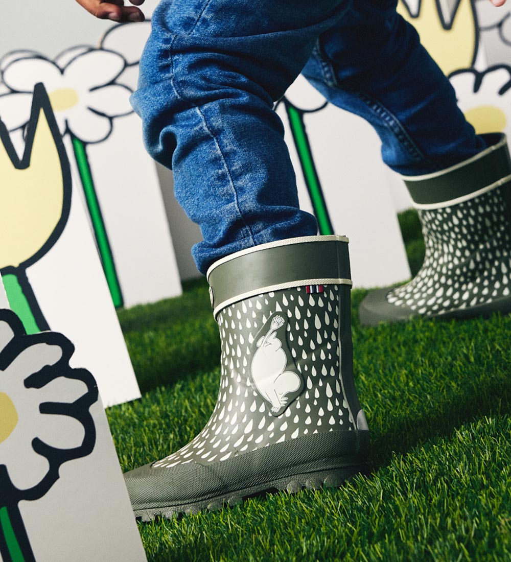Viking Rubber Boots - Alv - Olive/White