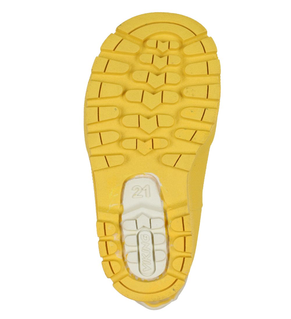 Viking Rubber Boots - Alv - Yellow/White