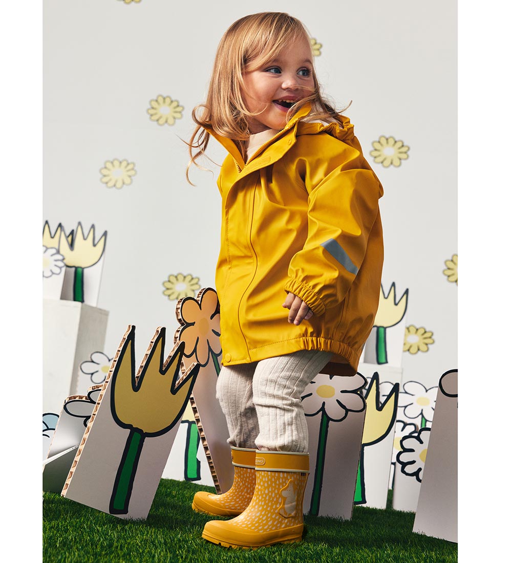 Viking Rubber Boots - Alv - Yellow/White