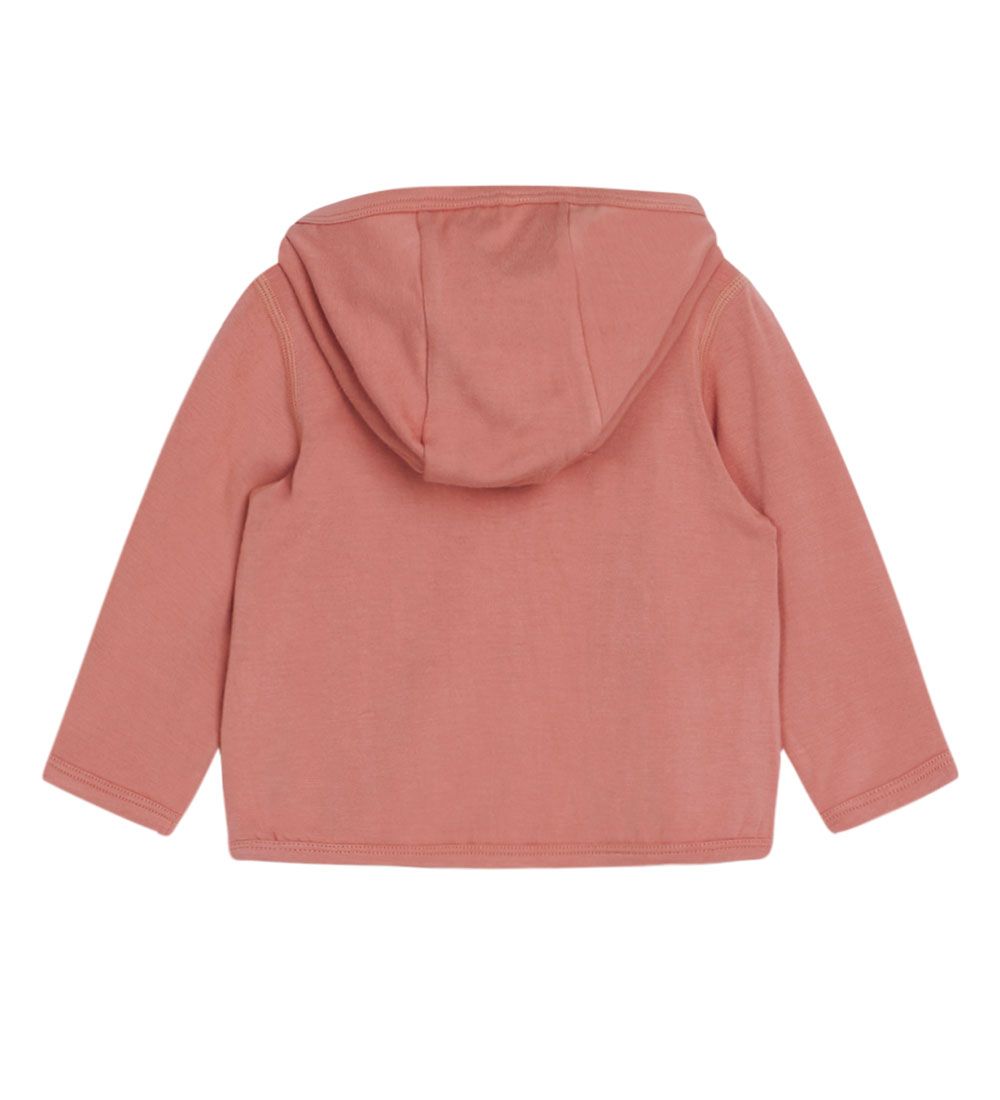 Hust and Claire Cardigan m. Haube - Quark - Bambus - Alt Rosie