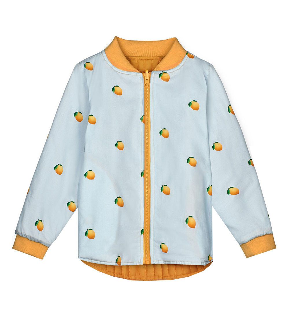 Fliink Jacket - Reversible - Kota - Yellow w. Lemons - Ballad