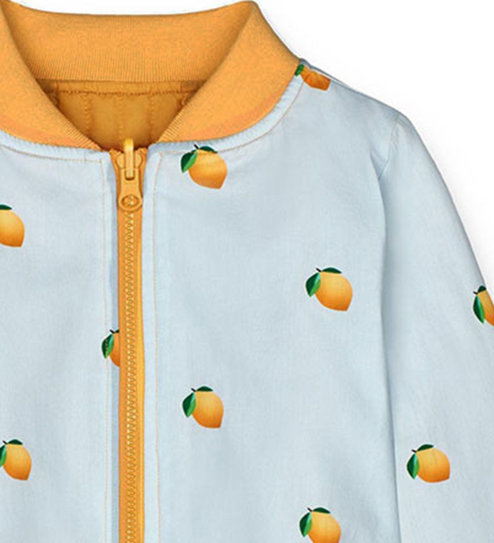 Fliink Jacket - Reversible - Kota - Yellow w. Lemons - Ballad