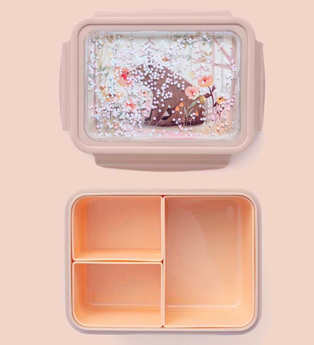 Petit Monkey Lunchbox - Humming Bear - The linen