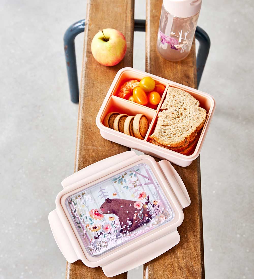 Petit Monkey Lunchbox - Humming Bear - The linen