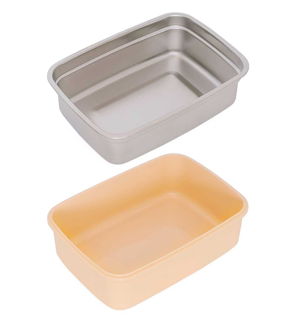 Petit Monkey Lunchbox - Fox - Italian Straw
