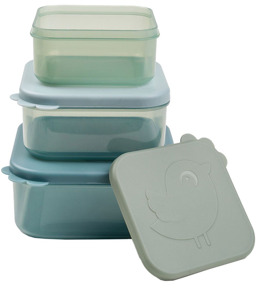 Done by Deer Lunchbox - Deer Friends - 3-Pack - Blue