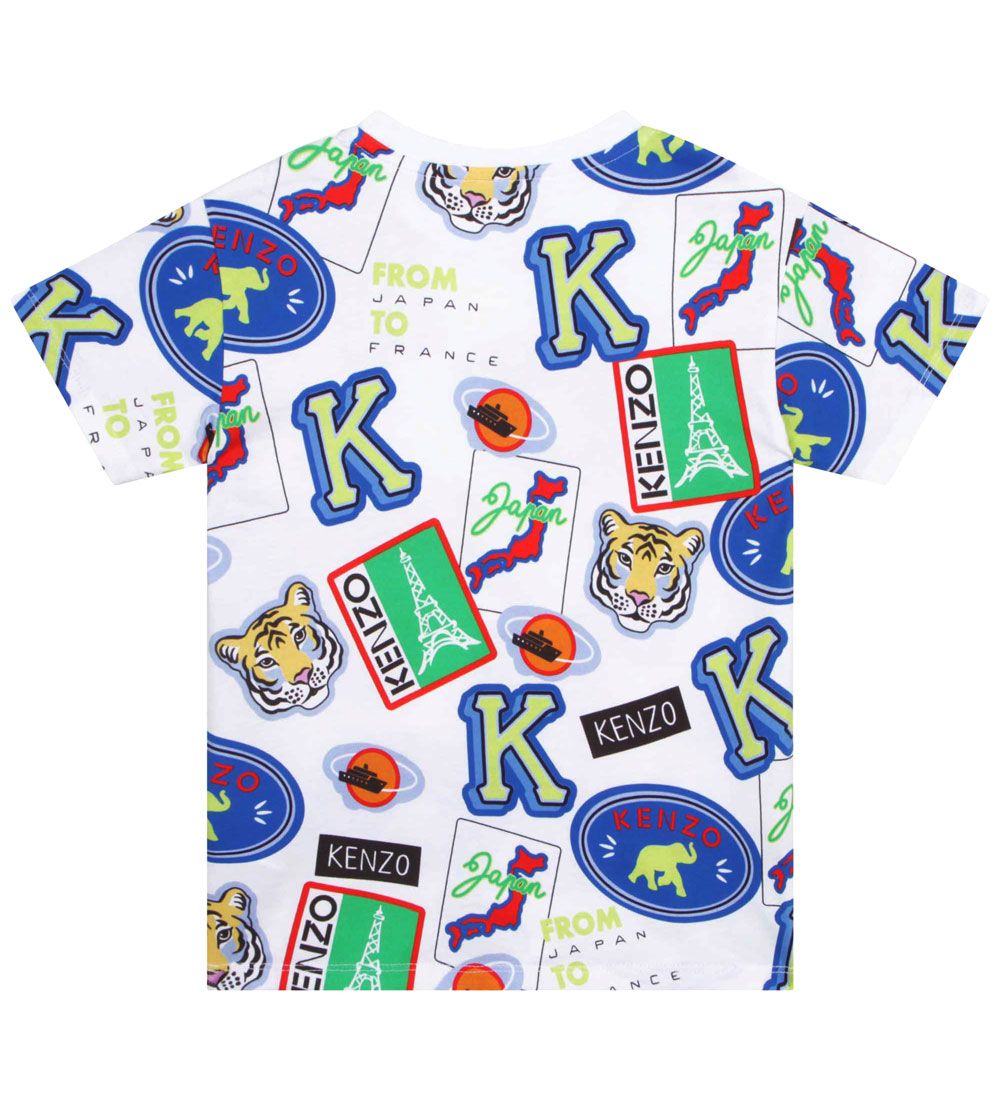 Kenzo T-shirt - White w. Print