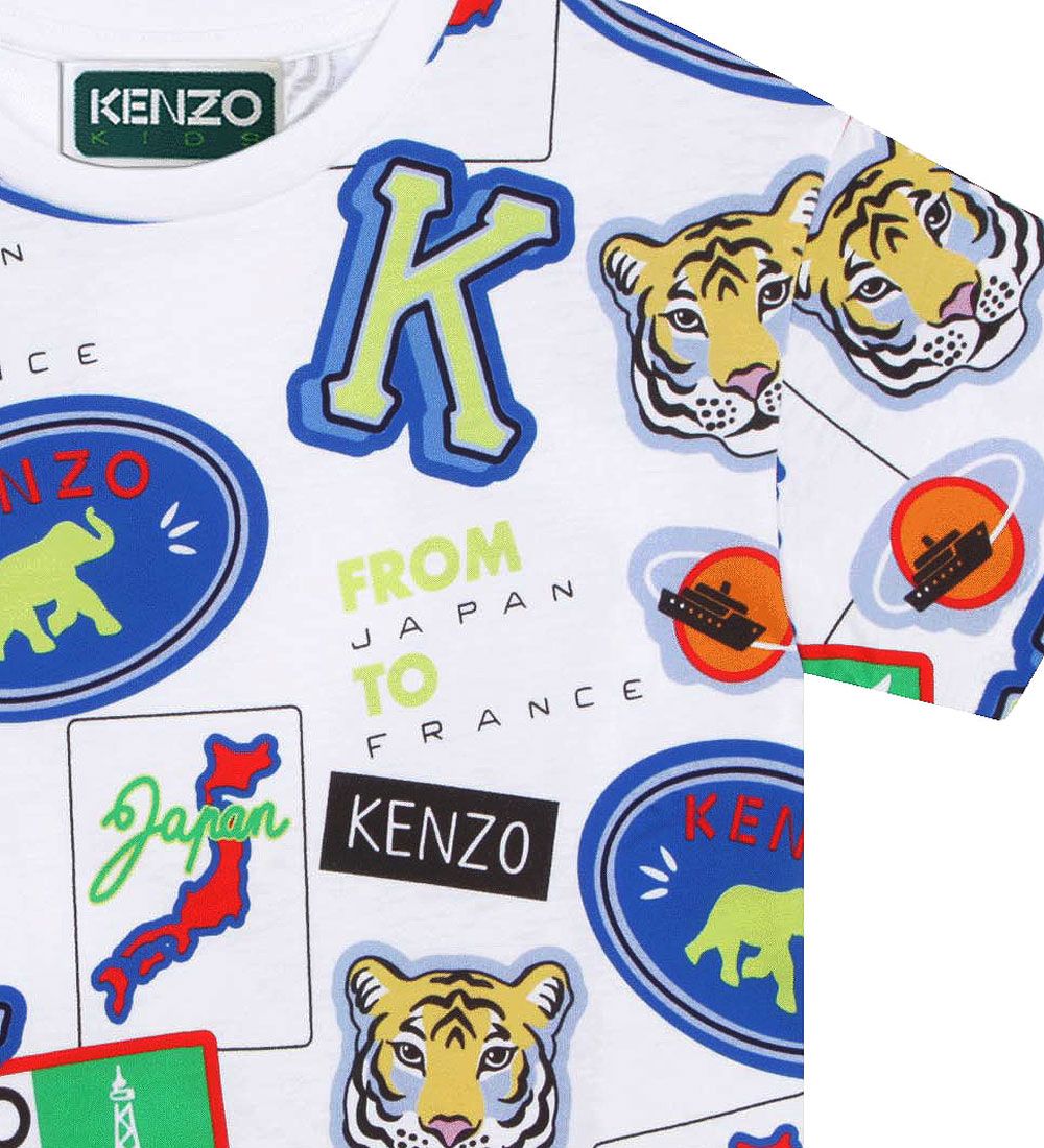 Kenzo T-shirt - White w. Print