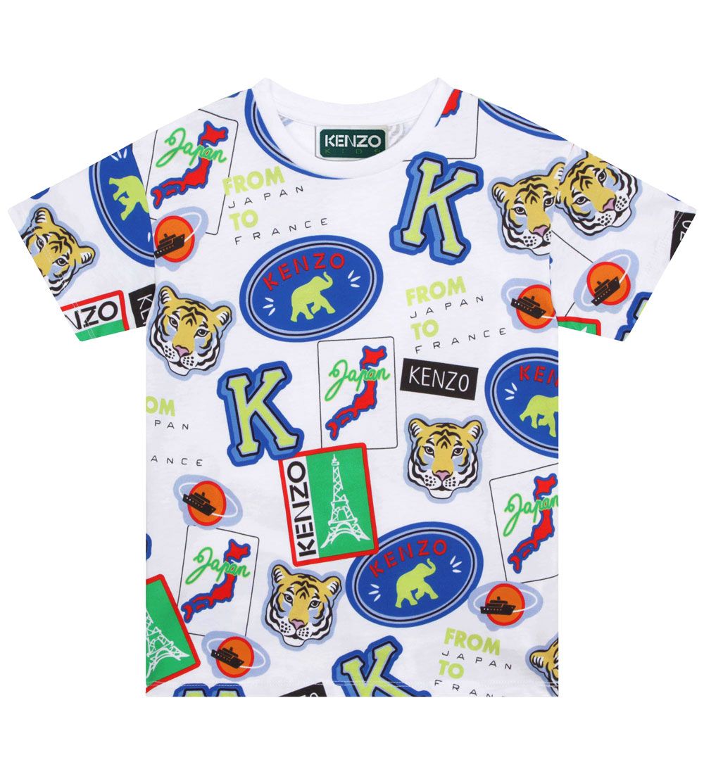 Kenzo T-shirt - White w. Print