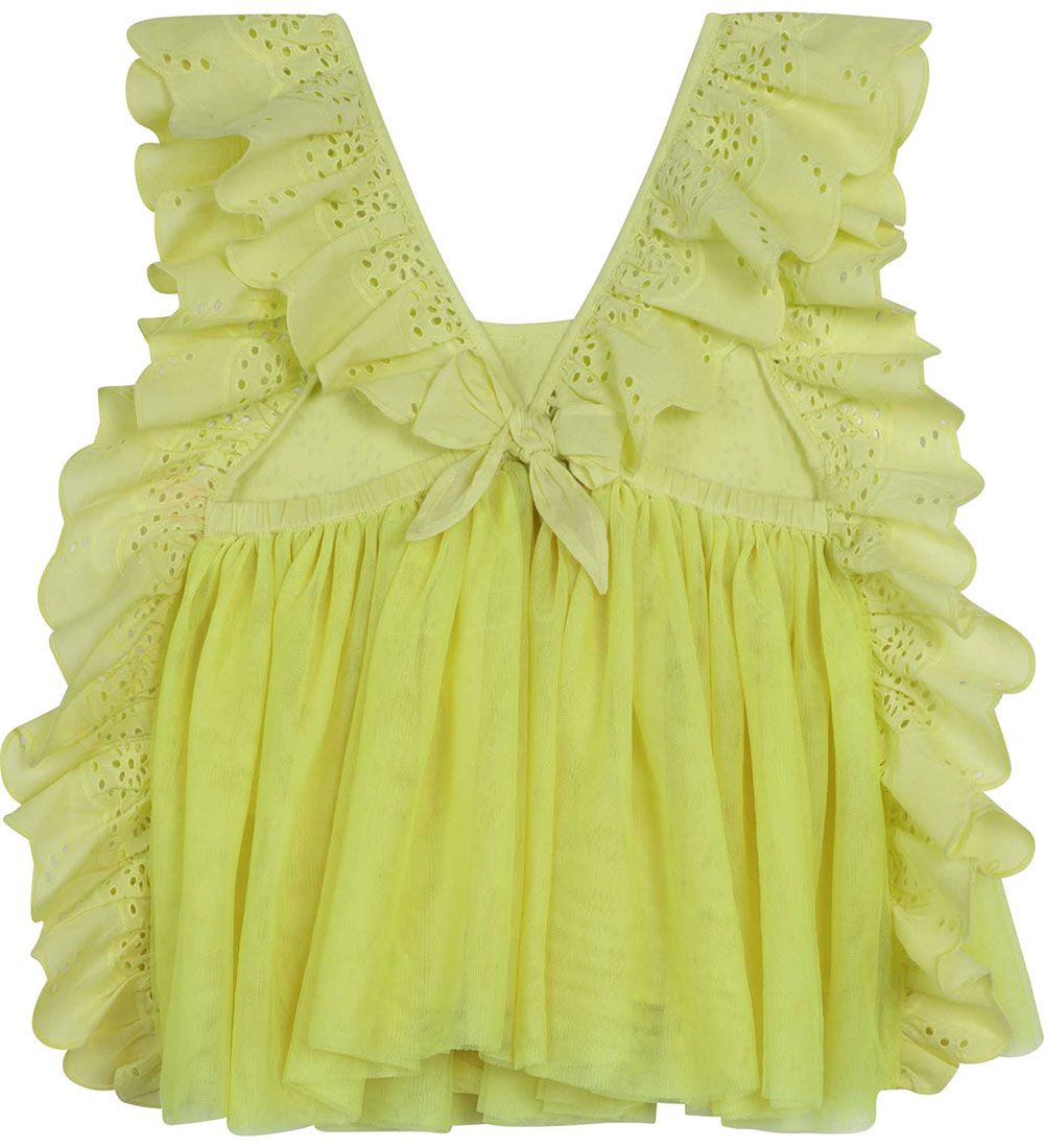 Billieblush Top - Lemon w. Pointelle/Tyl
