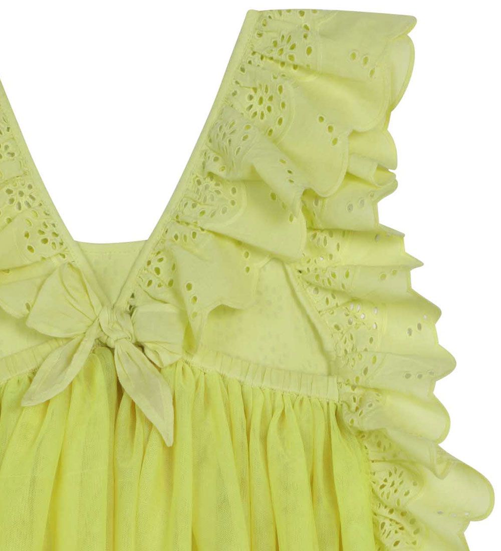 Billieblush Top - Lemon w. Pointelle/Tyl
